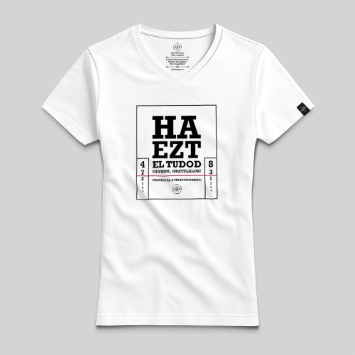 Ha ezt el tudod olvasni... póló