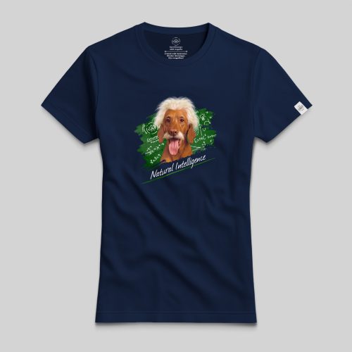 Natural Intelligence - Einstein vizsla póló