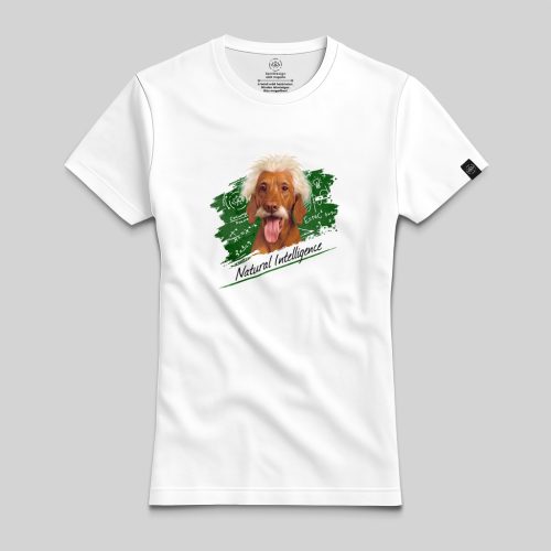 Natural Intelligence - Einstein vizsla póló