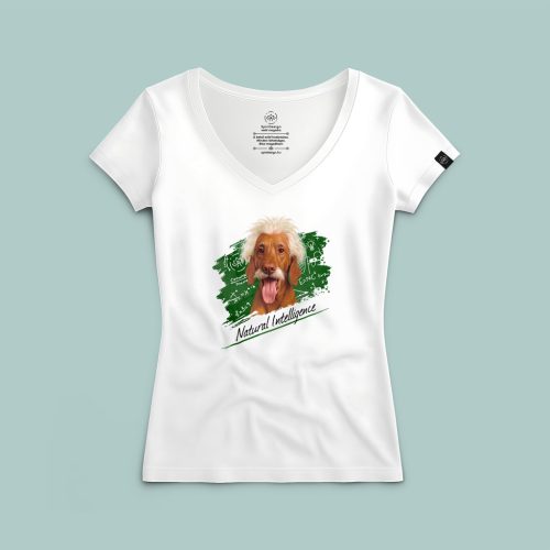 Natural Intelligence - Einstein vizsla póló
