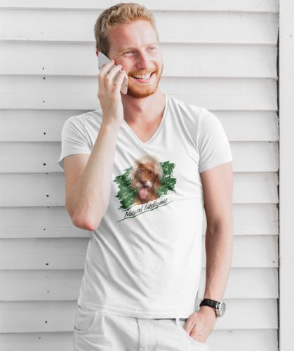 Natural Intelligence - Einstein vizsla póló