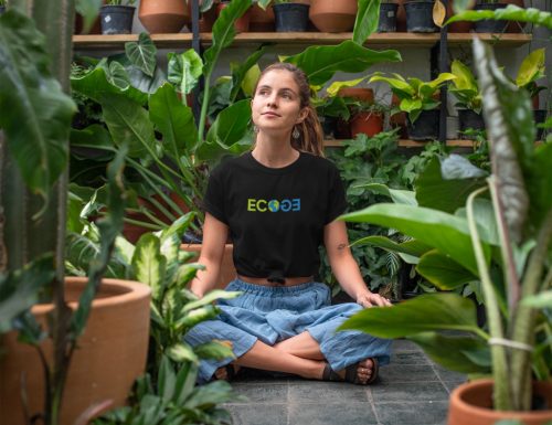 Eco Not Ego földgömb póló