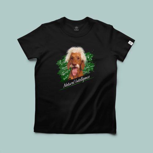 Natural Intelligence - Einstein vizsla póló