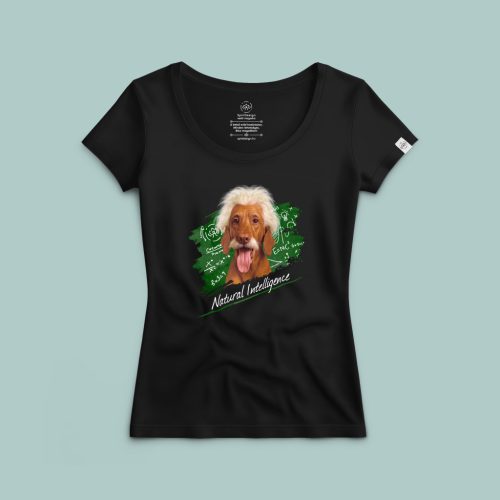 Natural Intelligence - Einstein vizsla póló