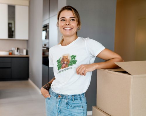 Natural Intelligence - Einstein vizsla póló