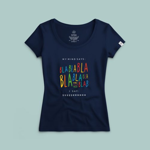 My mind says: Blah blah póló