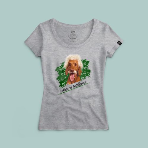 Natural Intelligence - Einstein vizsla póló