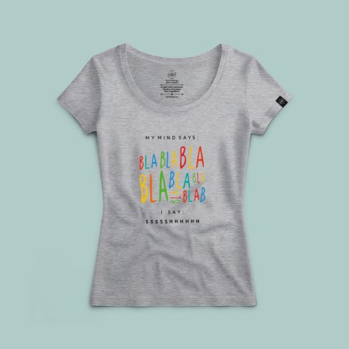 My mind says: Blah blah póló