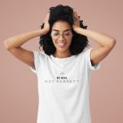 Be real, not perfect minimál póló