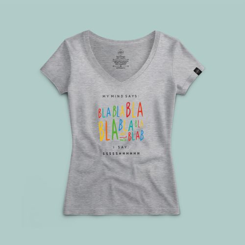 My mind says: Blah blah póló