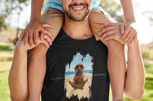 Ne utálj, meditálj vizsla póló