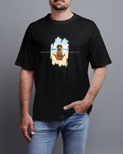 Ne utálj, meditálj vizsla póló