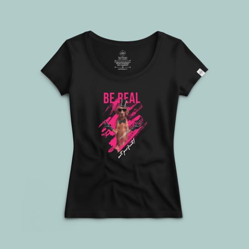 Be real, not perfect vizsla póló