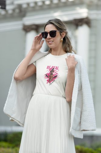 Be real, not perfect vizsla póló