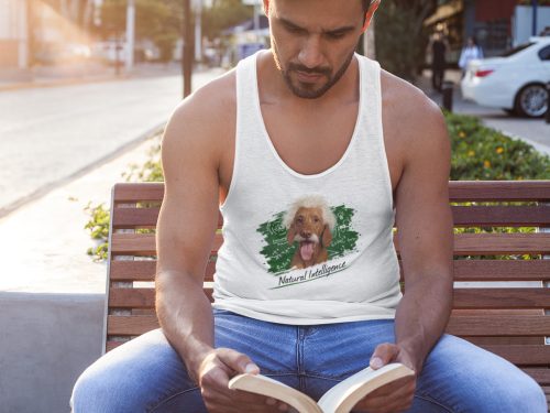 Natural Intelligence - Einstein vizsla póló