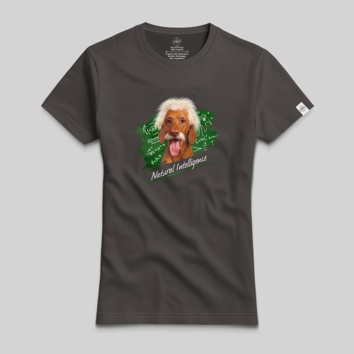 Natural Intelligence - Einstein vizsla póló