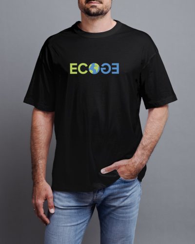 Eco Not Ego földgömb póló