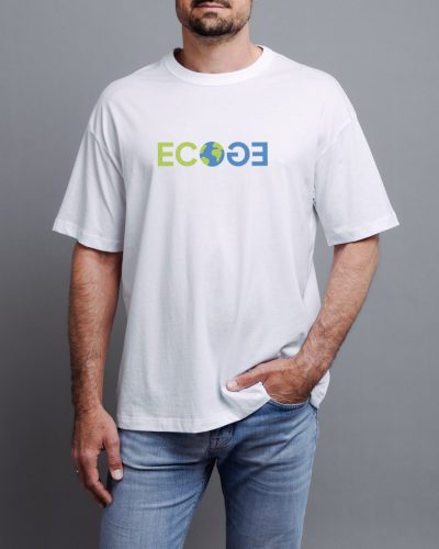 Eco Not Ego földgömb póló