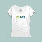 Eco Not Ego földgömb póló