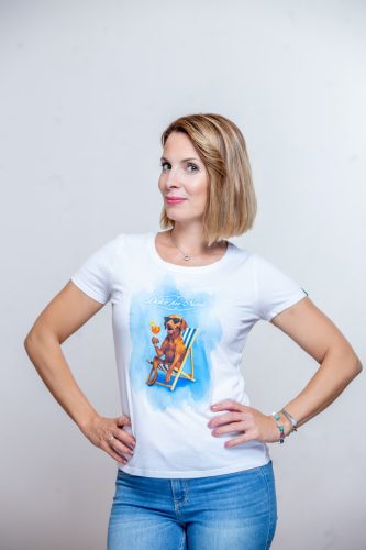 Dolce far niente vizsla póló