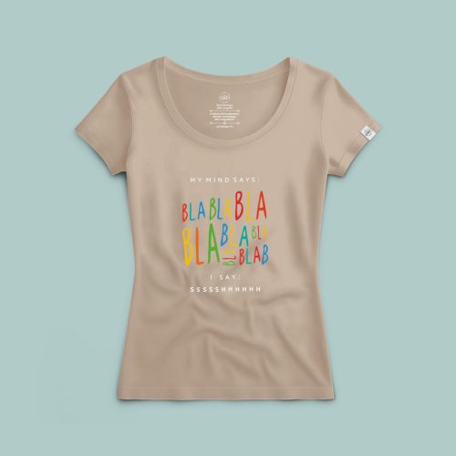 My mind says: Blah blah póló