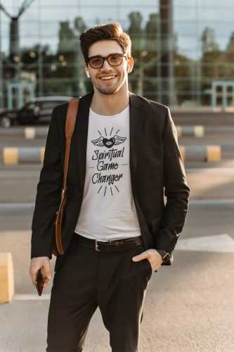 Spiritual Game Changer (szárnyas szív) póló