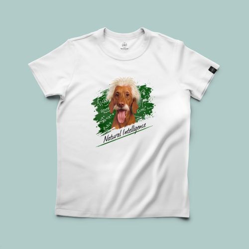 Natural Intelligence - Einstein vizsla póló