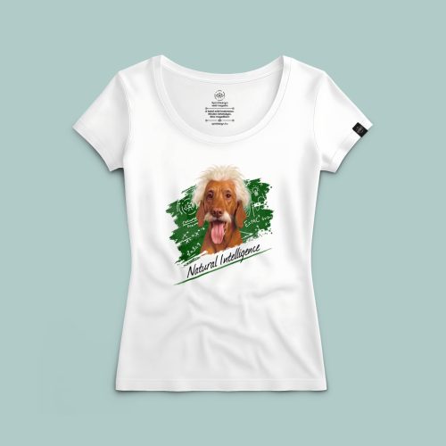 Natural Intelligence - Einstein vizsla póló