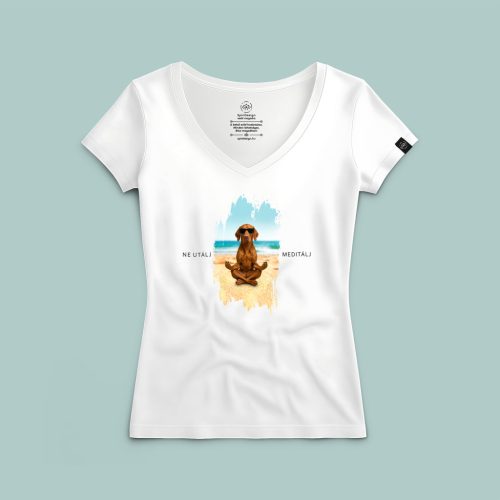 Ne utálj, meditálj vizsla póló