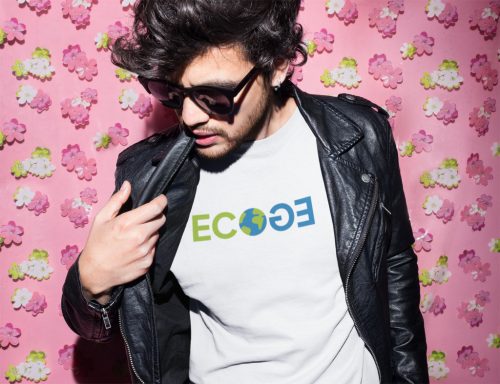 Eco Not Ego földgömb póló