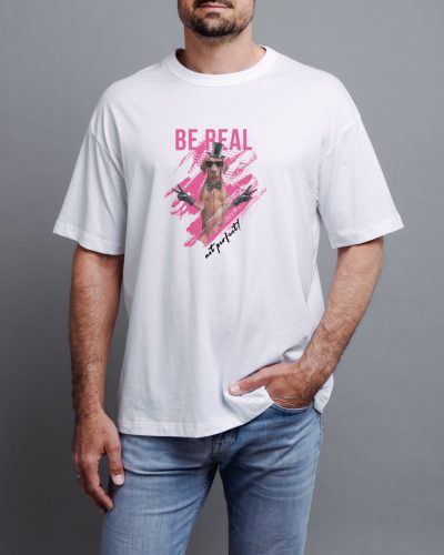 Be real, not perfect vizsla póló