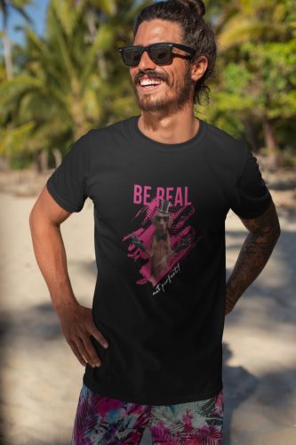 Be real, not perfect vizsla póló