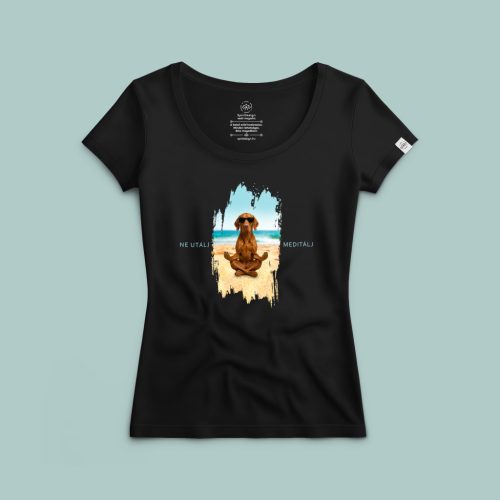 Ne utálj, meditálj vizsla póló