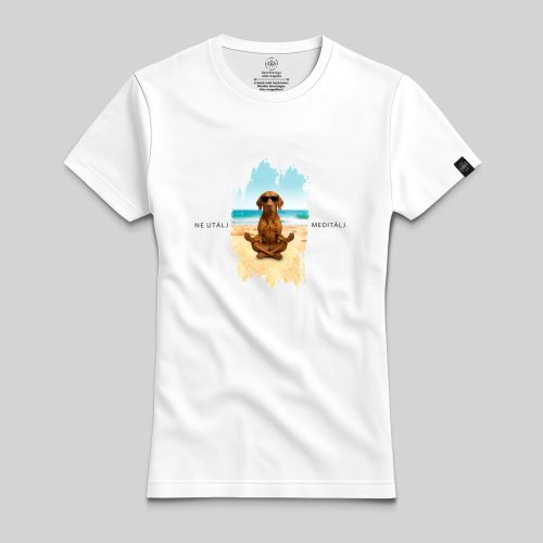Ne utálj, meditálj vizsla póló