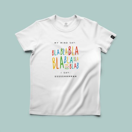 My mind says: Blah blah póló