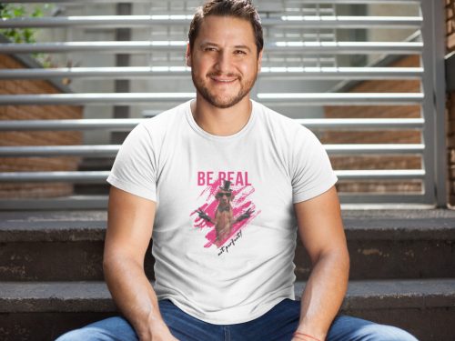 Be real, not perfect vizsla póló