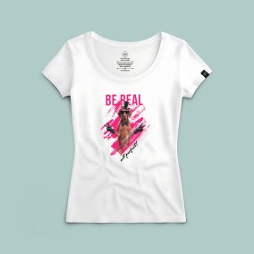 Be real, not perfect vizsla póló