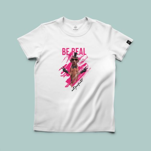 Be real, not perfect vizsla póló
