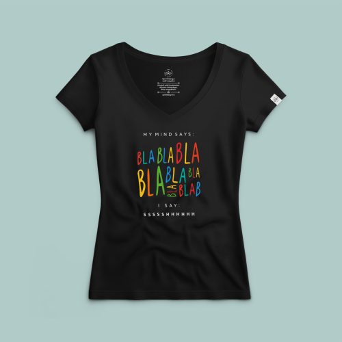 My mind says: Blah blah póló