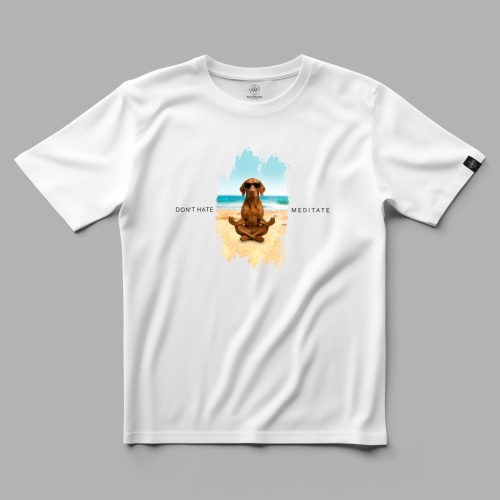 Ne utálj, meditálj vizsla póló