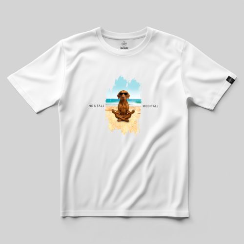 Ne utálj, meditálj vizsla póló