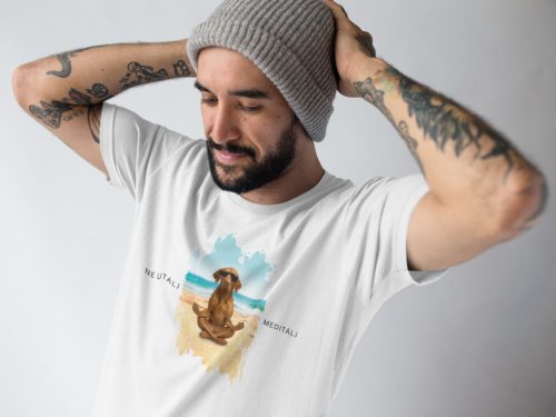 Ne utálj, meditálj vizsla póló