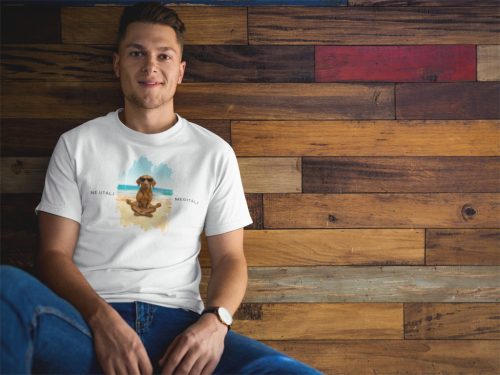 Ne utálj, meditálj vizsla póló