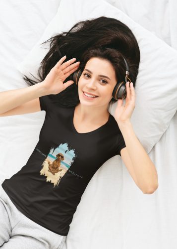 Ne utálj, meditálj vizsla póló