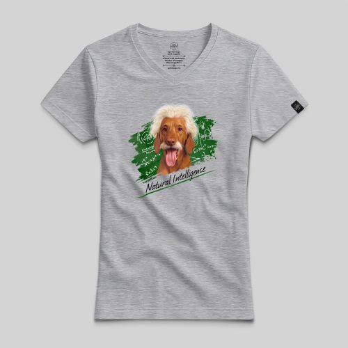 Natural Intelligence - Einstein vizsla póló