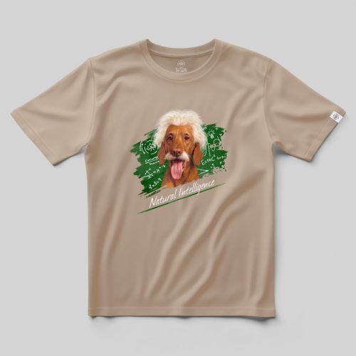 Natural Intelligence - Einstein vizsla póló