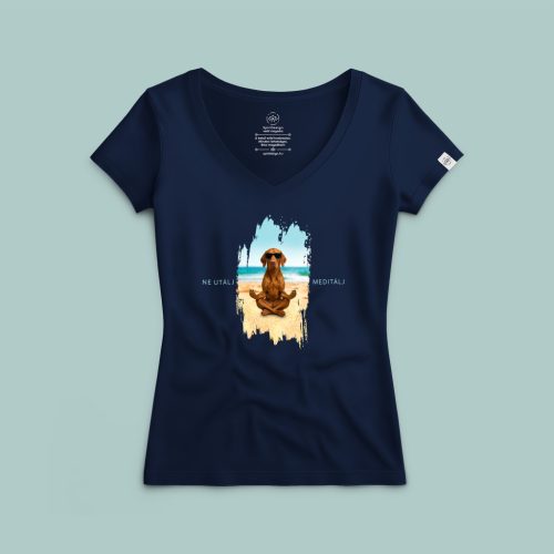 Ne utálj, meditálj vizsla póló