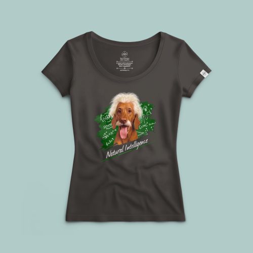 Natural Intelligence - Einstein vizsla póló