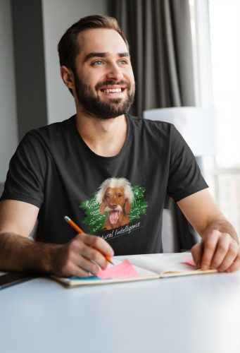 Natural Intelligence - Einstein vizsla póló