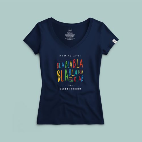 My mind says: Blah blah póló